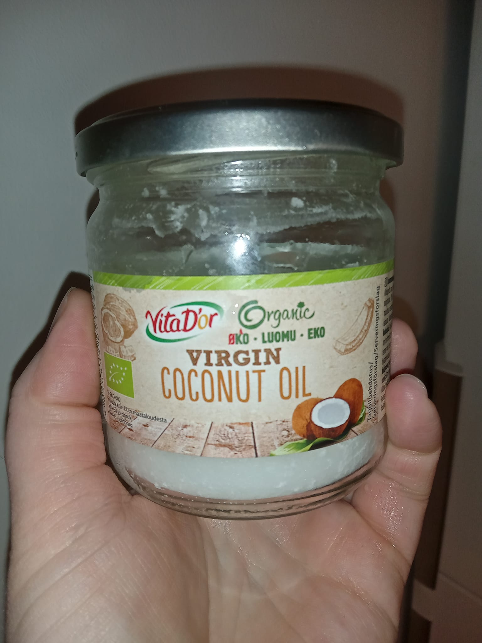 Vitador økologisk koldpresset kokosolie