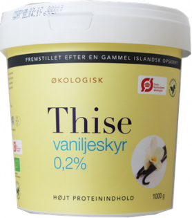 Øko vaniljeskyr Thise indeholder MSG tilsætningsstoffer